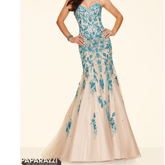 Mori Lee by Madeline Gardener Prom Dress - Picture 2 of 4